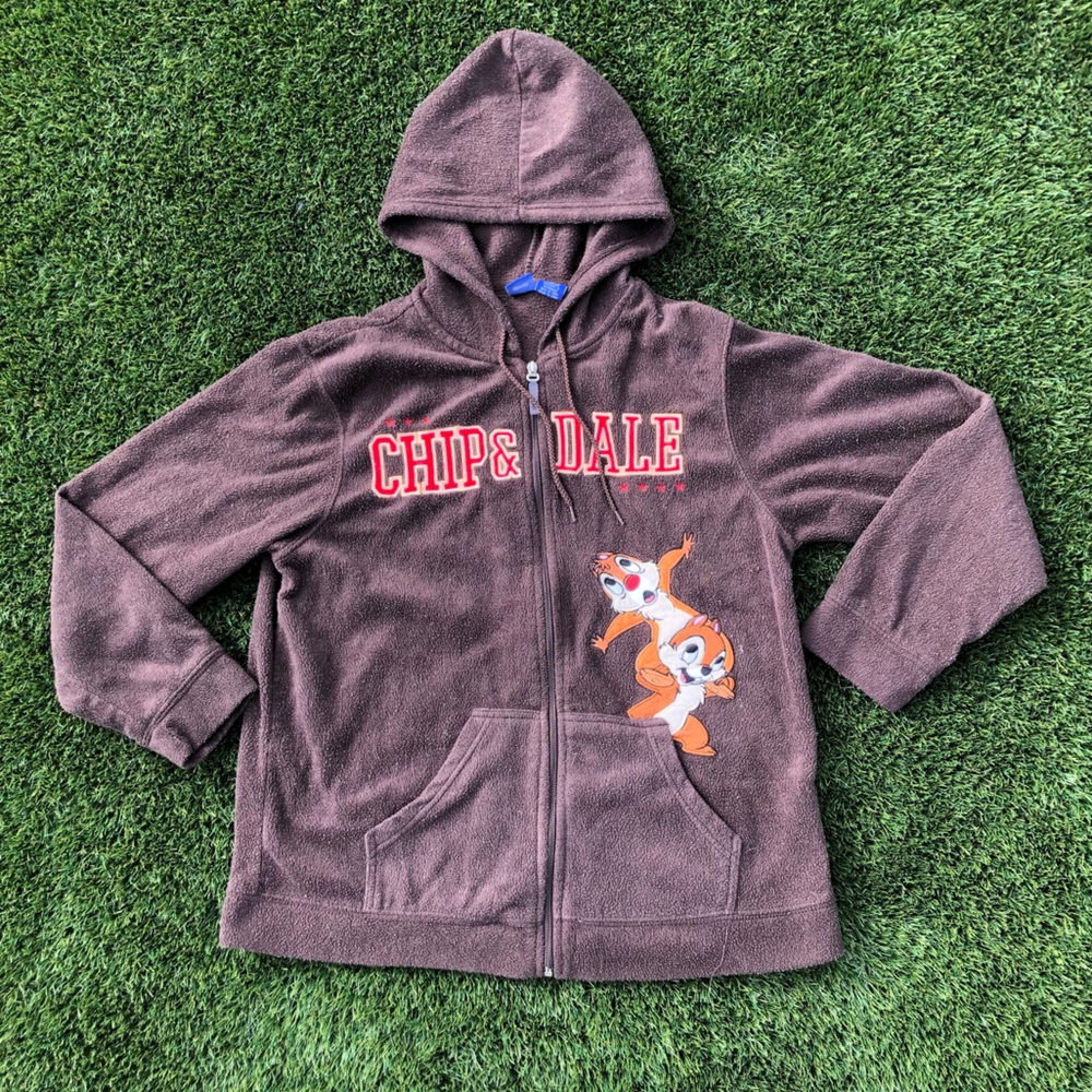 VINTAGE CHIP & DALE DISNEY ZIP UP JACKET